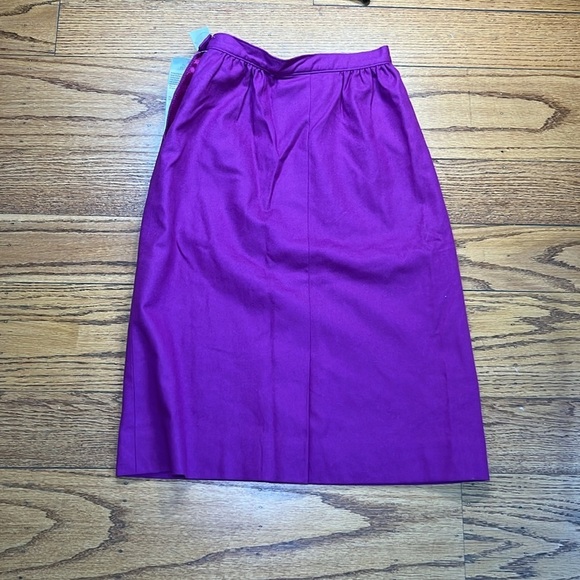 Pendleton Deadstock Purple Careewear High Rise Pencil Skirt A32 - Picture 4 of 4